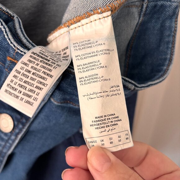 Addition Elle Asymmetrical Demin Skirt - Picture 5 of 6